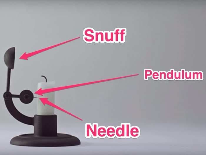 This self-extinguishing candle stick is the most oddly satisfying thing you'll see all day