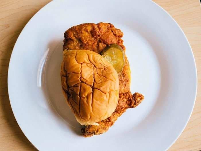 Fuku, a hot NYC restaurant that makes oversized fried chicken sandwiches, just opened a new location and there's a $400 menu item