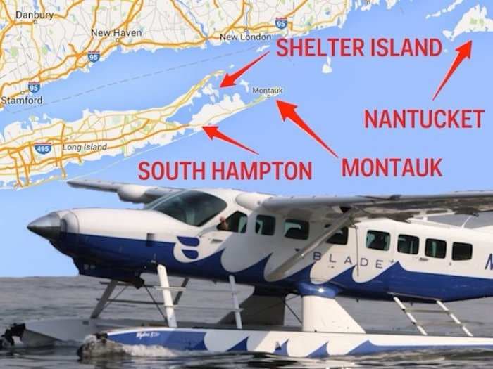 The 'Uber of seaplanes' is taking elite New Yorkers to the beach