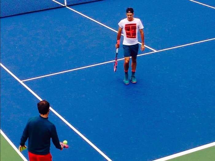 I went to the US Open free grounds admission day - and it was way better than I expected