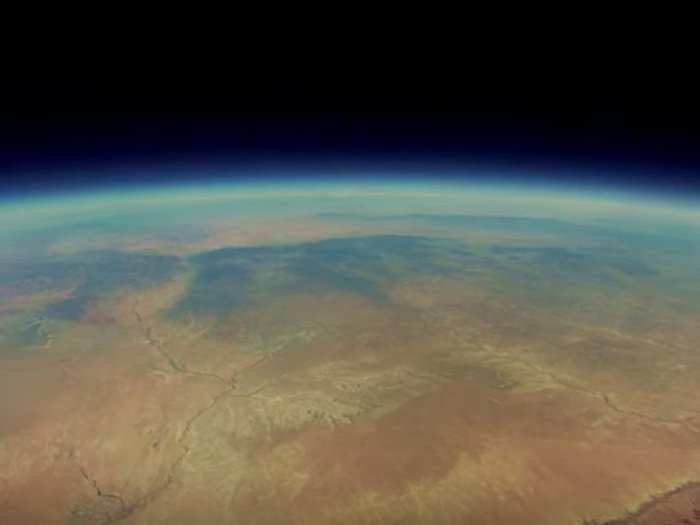 Years after falling from the edge of space a lost GoPro was found - and the footage is incredible