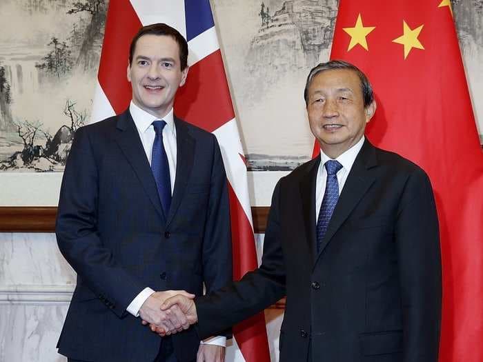 George Osborne just made a big bet on China's economy