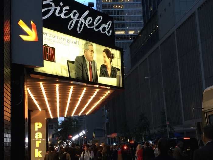 What it was like to attend the star-studded world premiere of Anne Hathaway and Robert De Niro's new must-see movie, 'The Intern'