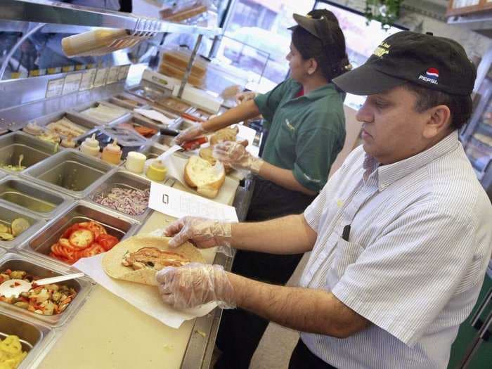 Here's what it costs to open a Subway restaurant