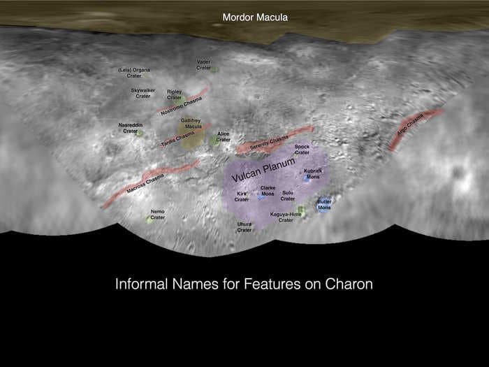 NASA wants to name parts of Pluto's moon after Star Wars