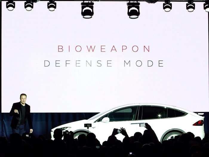 Tesla's new car includes a 'bioweapon defense mode' - and that's not a joke