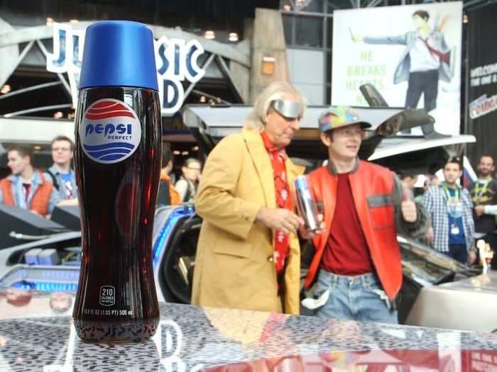 Pepsi bottles from 'Back to the Future 2' are going for hundreds of dollars on eBay