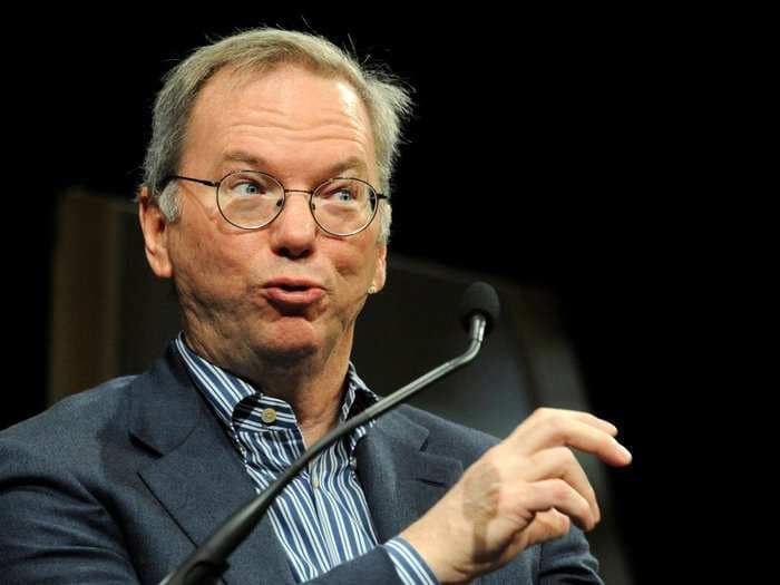 Former Google CEO Eric Schmidt: Alphabet is about to get 'a lot' bigger