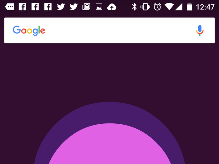 Google made an Android wallpaper that shows useful information in a beautiful, minimalist way