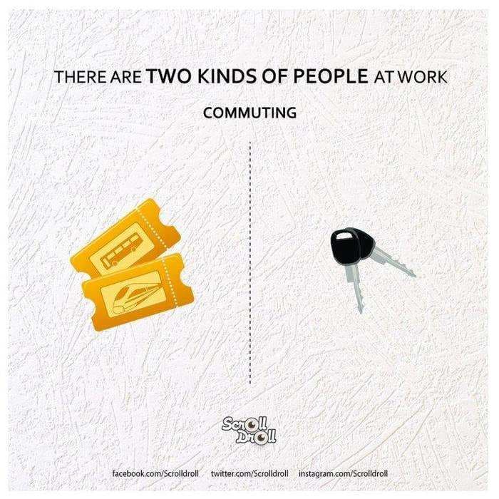 There are two types of people at work. Which one are you?