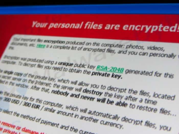 The FBI recommends that you pay up if hackers infect your computer with ransomware