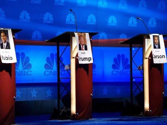 The Republican presidential-debate demands are falling apart