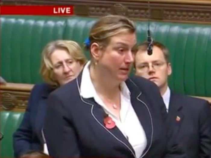 British politicians broke down in tears in parliament last night