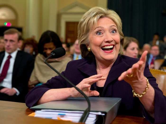 Hillary Clinton's marathon Benghazi testimony appeared to help her poll numbers