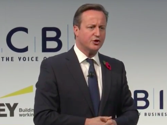 Pro-Brexit campaigners just heckled David Cameron and he dealt with it like a pro