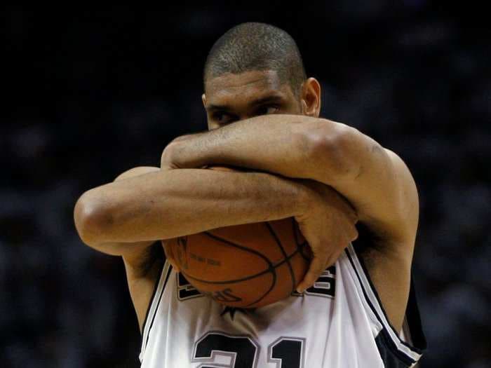 Tim Duncan is suing his former financial advisor over a bankrupt cosmetics company