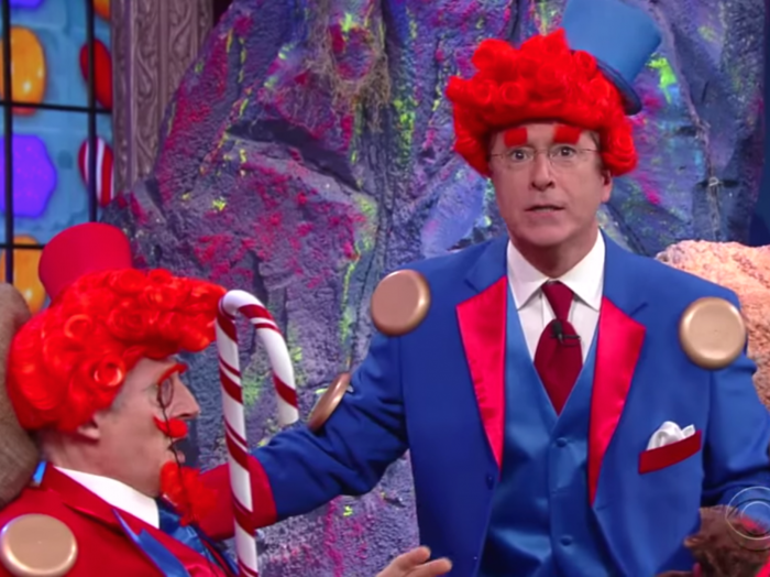 Stephen Colbert imagines future Candy Crush blockbuster starring Liam Neeson