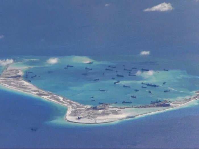 The US just flew a bomber over a Chinese-built island in the South China Sea