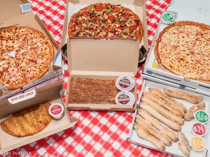 We taste-tested pizzas from Papa John's, Pizza Hut, and Domino's - here's who does it best