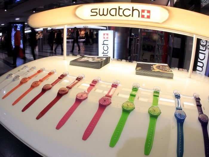 Swatch is launching a watch you can buy things with - but it's not a smartwatch