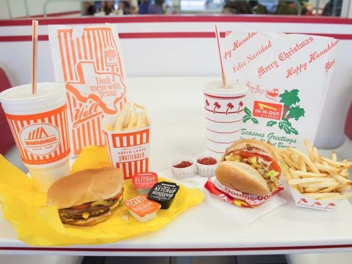 I tried In-N-Out and Whataburger side by side - and it's obvious who makes the better burger