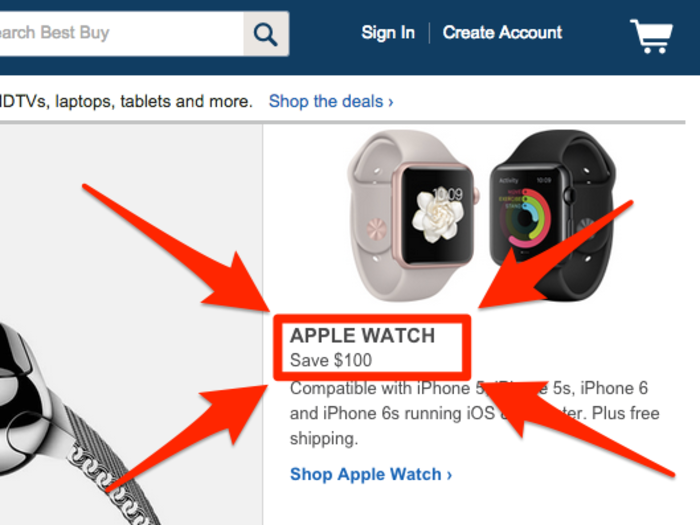 Best Buy is offering a $100 discount on the Apple Watch