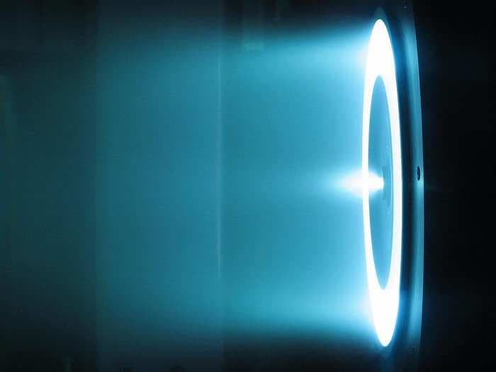 This new ion thruster could ferry supplies to Mars using 100 million times less fuel