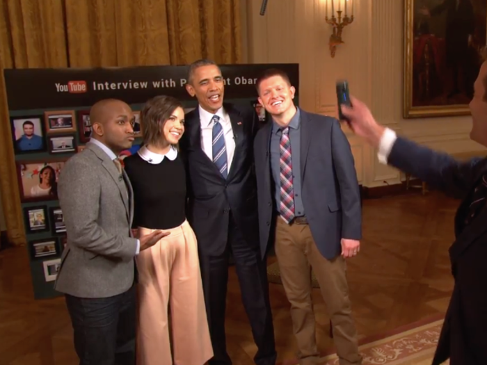 Watch these YouTube stars interview President Obama