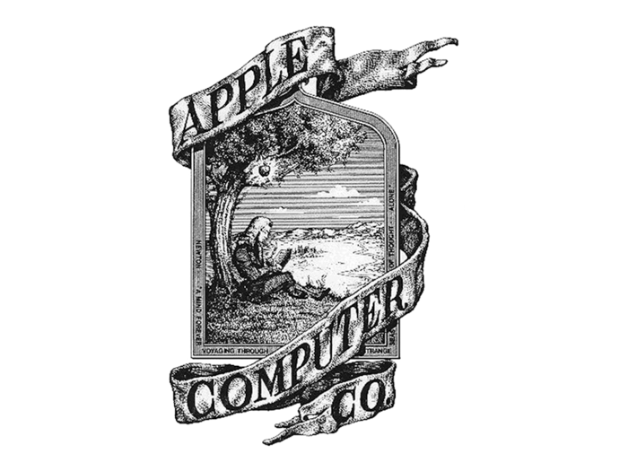 The weird original logos of Apple, Amazon, and other tech giants