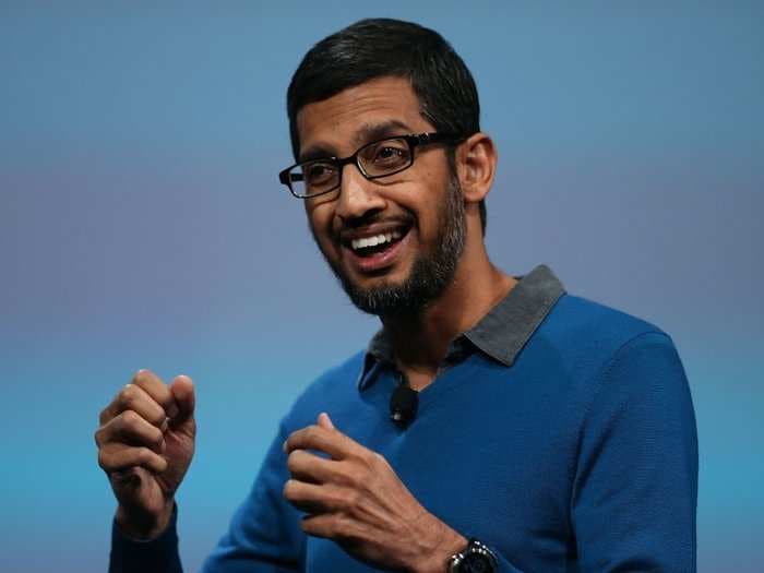 Google CEO Sundar Pichai got a stock package worth almost $200 million