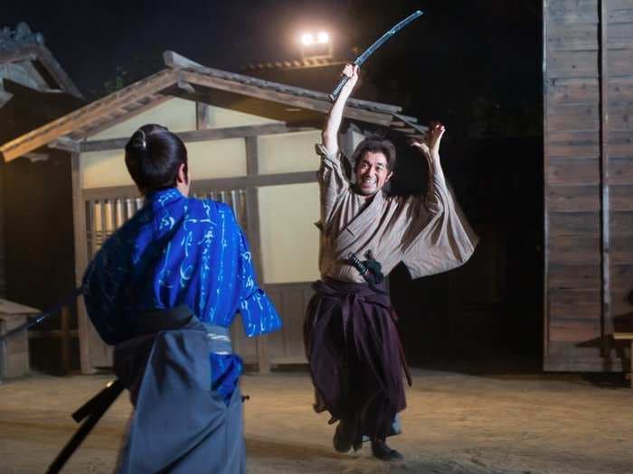 A Japanese actor is killed after being stabbed with a prop samurai sword