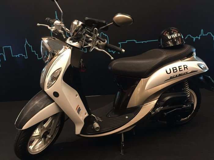 Uber has launched a motorbike taxi service called 'UberMOTO' in Bangkok