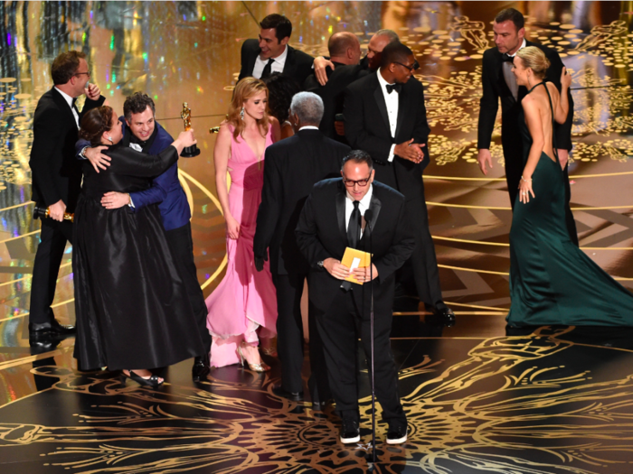 'Spotlight' just did something at the Oscars that hasn't been done in decades