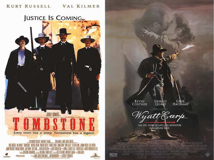 25 nearly identical pairs of movies that came out around the same time