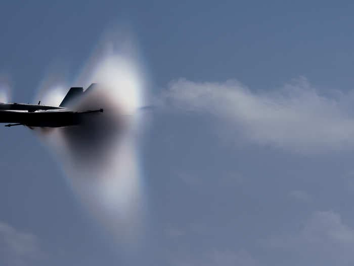 11 photos of America's fighter jets breaking the sound barrier