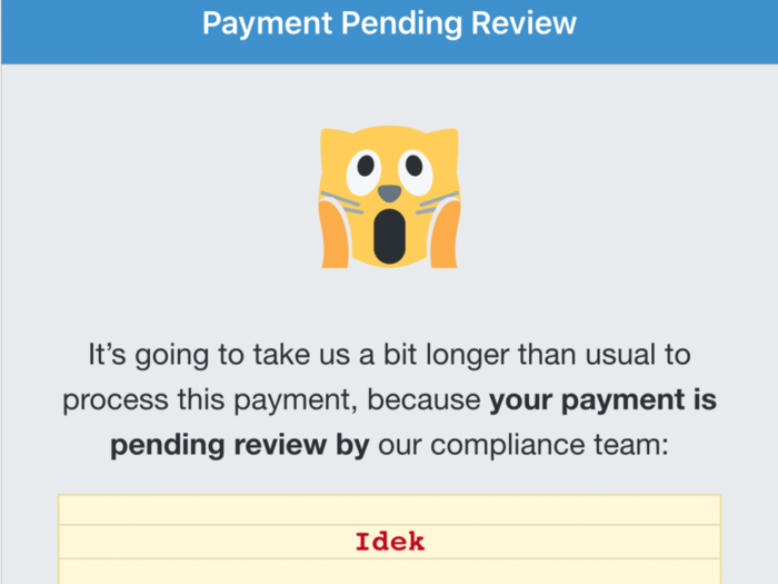 Venmo will delay your payment if it includes the popular phrase 'idek' - here's why