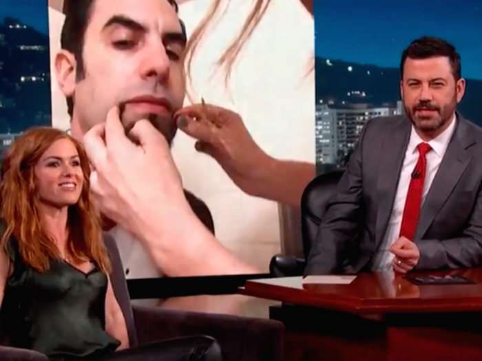 Isla Fisher snuck Sacha Baron Cohen's Ali G costume into the Oscars inside her Spanx