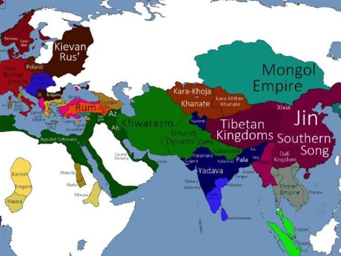 These GIFs show the rise and fall of the world's empires