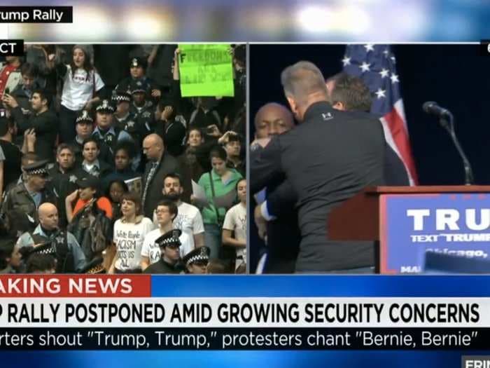 Donald Trump cancels Chicago rally as chaos breaks out