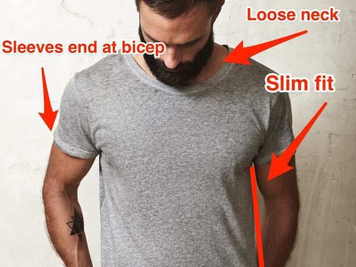 4 rules for how a T-shirt should actually fit you