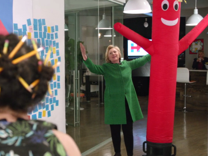 Hillary Clinton had a very awkward yet hilarious cameo on Comedy Central's 'Broad City'