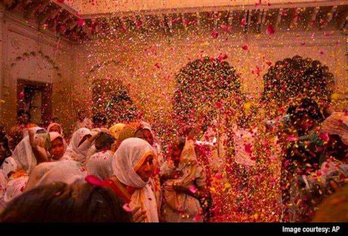 In pictures: This is how widows in Vrindavan celebrated Holi