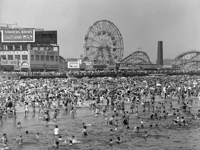 11 vintage photos of Coney Island, the world-famous theme park that opens for the summer season this weekend