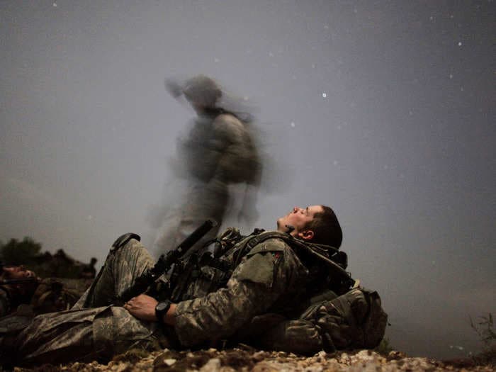 20 examples of sleep in a combat zone