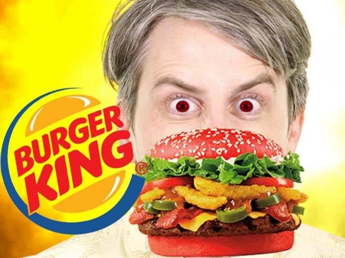 We tried Burger King's new 'Angriest' whopper that has a red, hot-sauce-infused bun