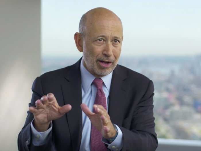 BLANKFEIN: Negative interest rates aren't the 'new normal'