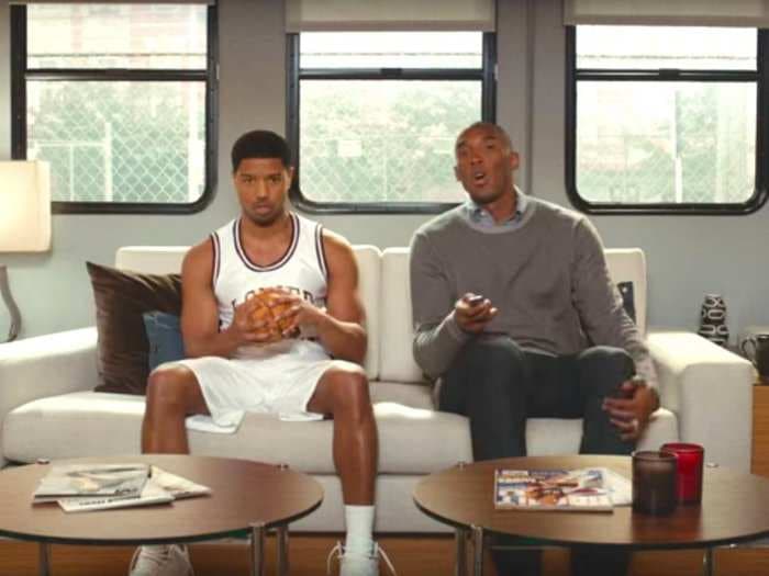 Actor Michael B. Jordan trolls Kobe Bryant in the new Apple TV ad