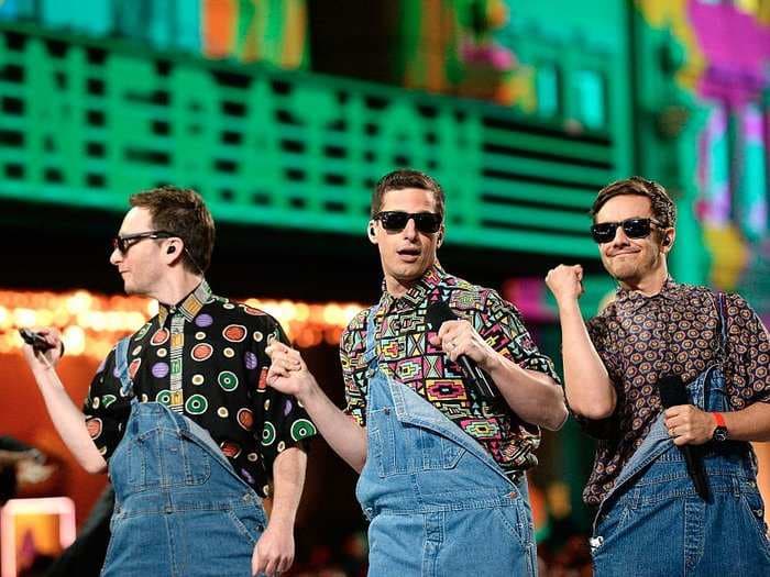 The Lonely Island performed Will Smith's biggest hits to honor him at the MTV Movie Awards