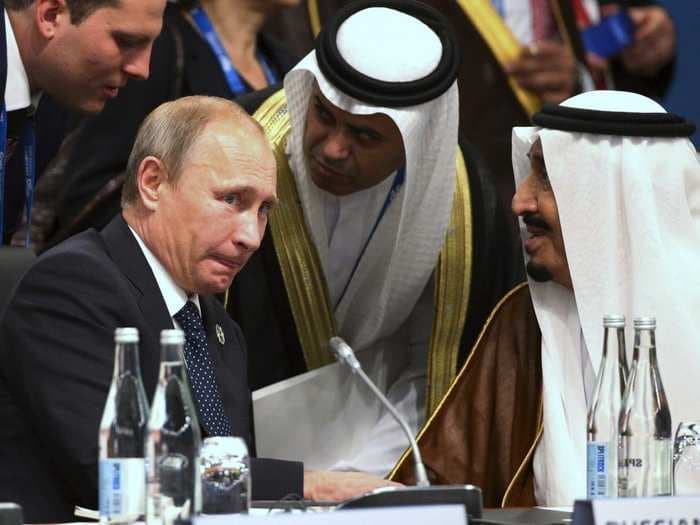 Russia just confirmed talks with Saudi Arabia - but oil is diving