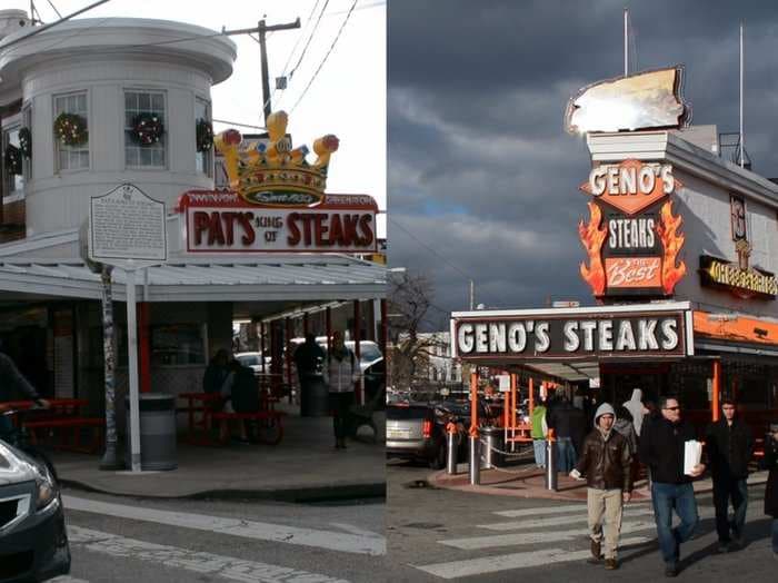 We compared the two most famous cheesesteaks in the world